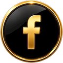 Facebook icon for the Net del Sol footer social row.