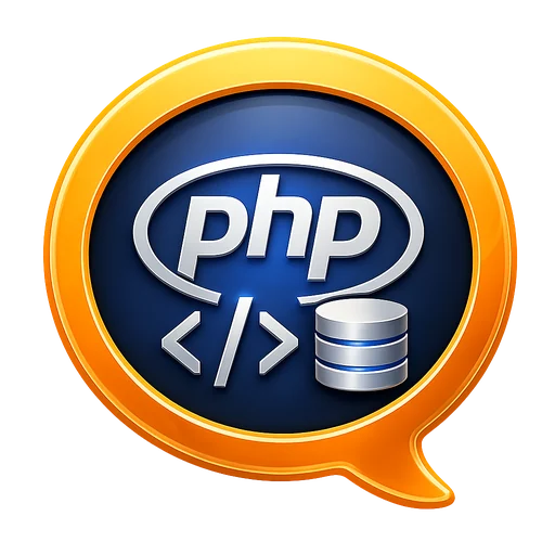 PHP projects icon for the Net Del Sol PHP and MySQL developer services section.