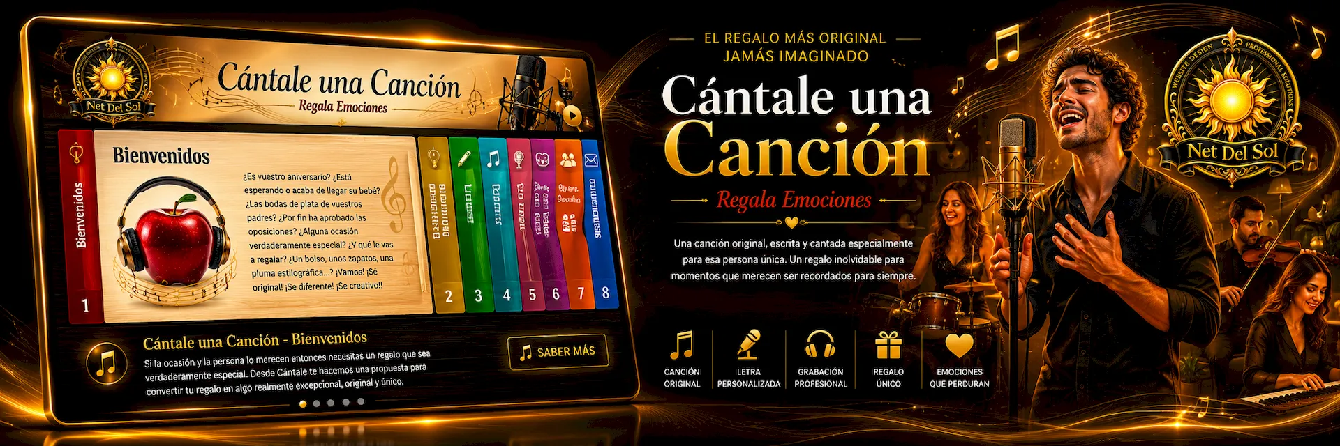 Net Del Sol luxury website design portfolio slide 8