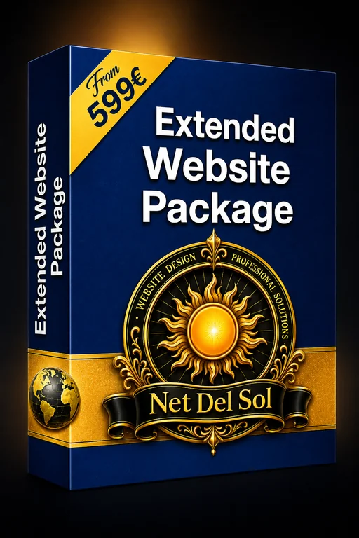 Net Del Sol Extended Website Package from 599 euros