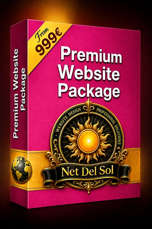 Net Del Sol Premium Website Package from 999 euros