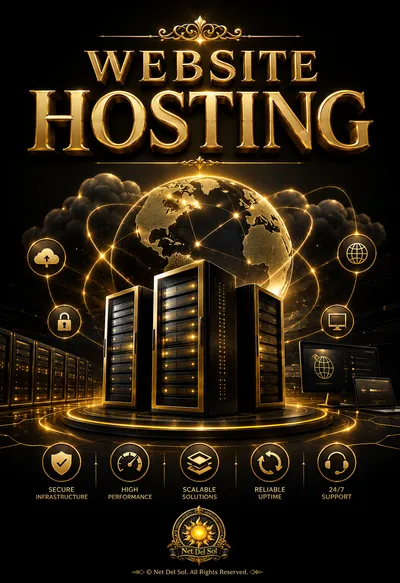Website hosting services with secure servers and global connectivity by Net Del Sol