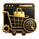 Net Del Sol Online Shopping Cart eCommerce icon for online stores, product catalogues, checkout, orders, and customer accounts