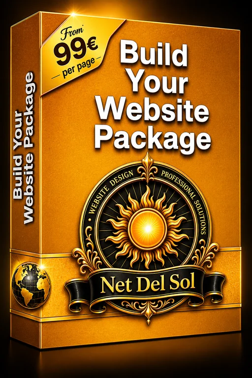 Net Del Sol Build Your Website Package master image